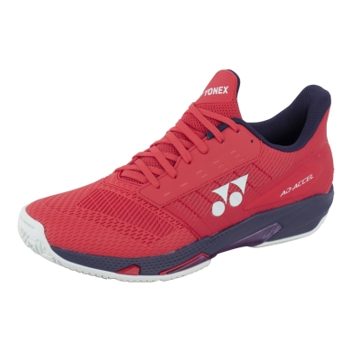 Yonex Tennis Shoes Power Cushion AD-ACCEL Allcourt/Lightweight 2024 Red Ladies